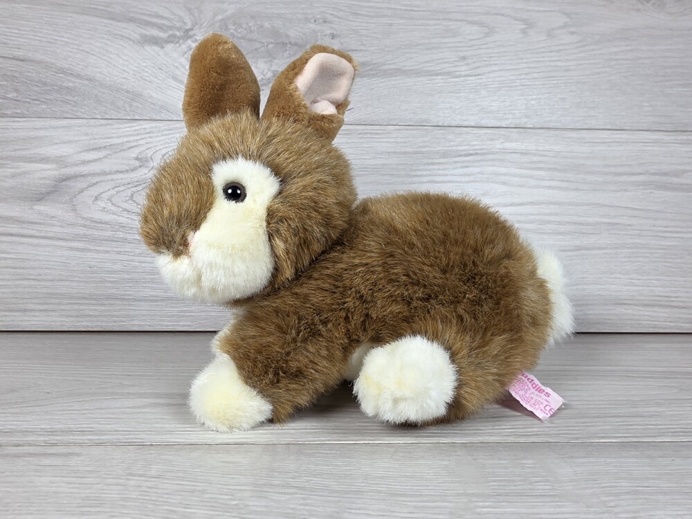 Puddles Bunny Rabbit Russ Plush 8" Stuffed Animal Soft Toy Realistic Easter SU9